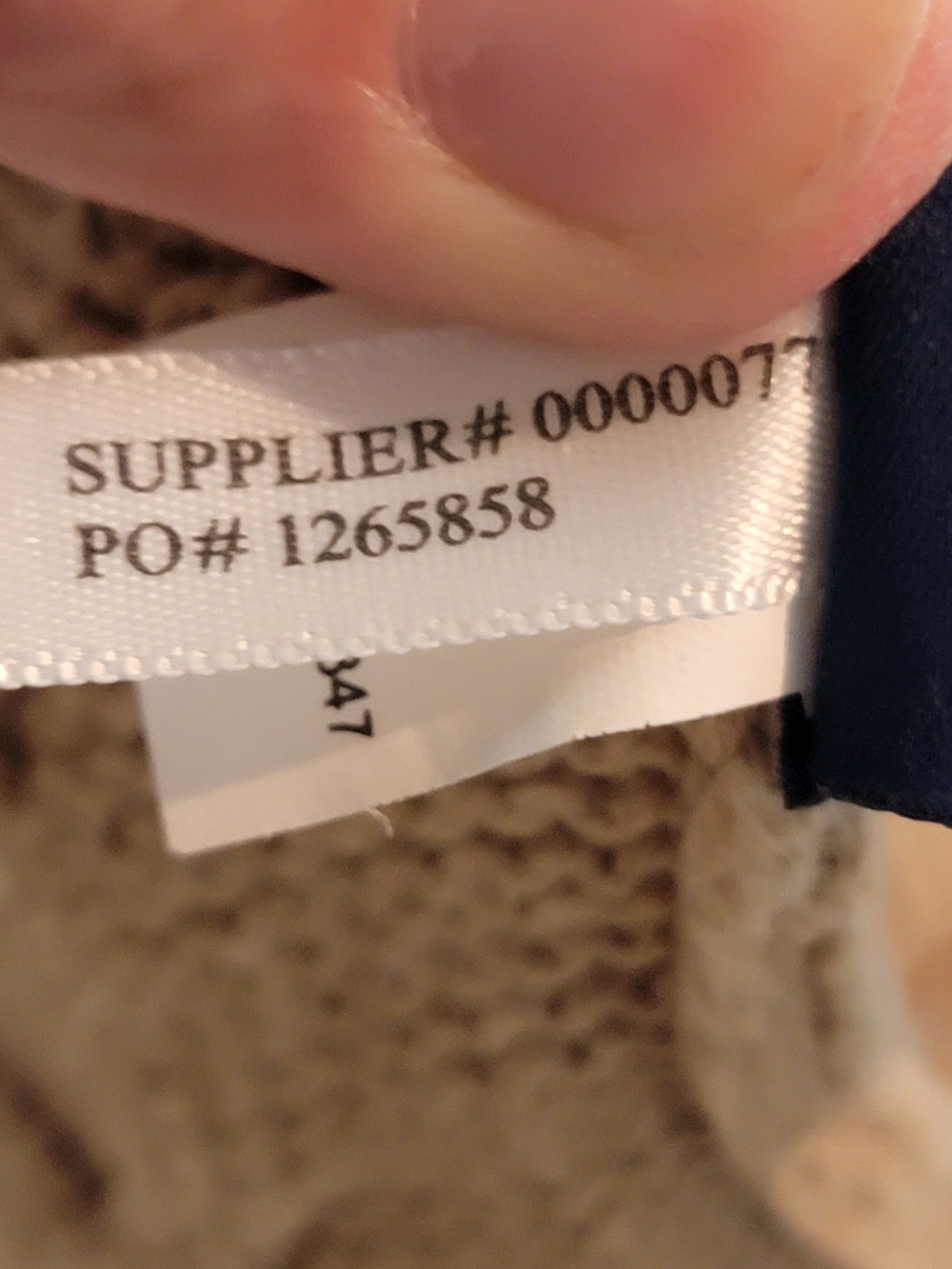 Chaps Cable Knit Sleeveless Cardigan Vest - Camel Size Large - Picture 5 of 8
